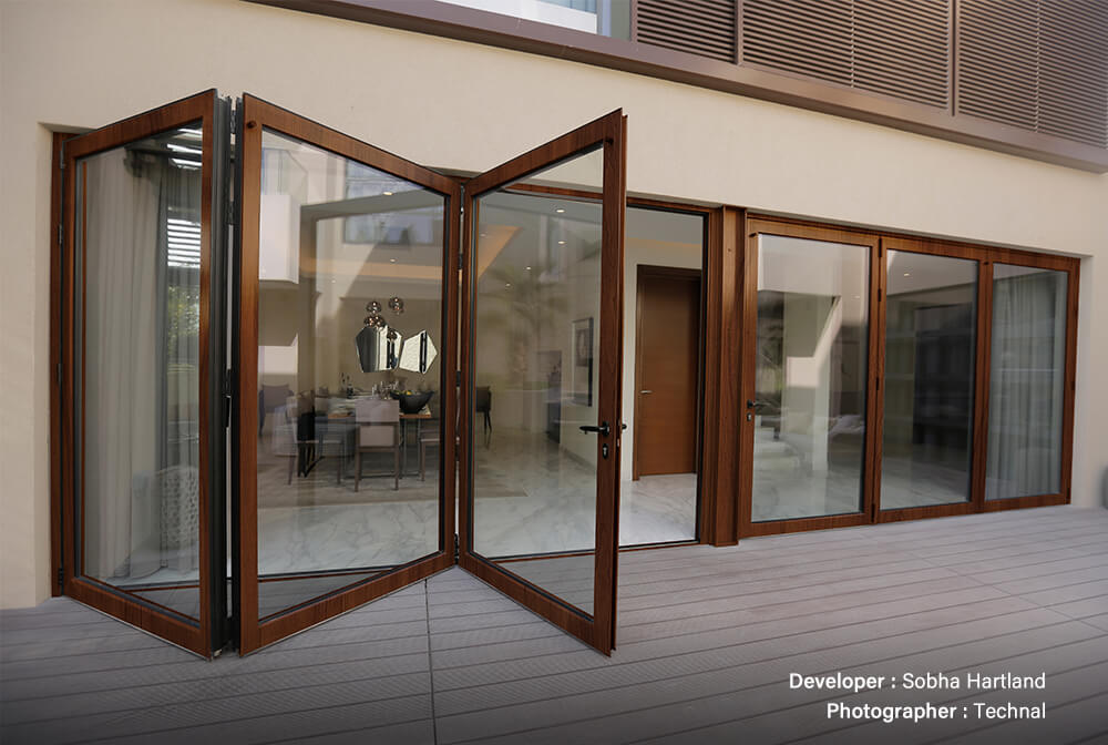 Interior Bi Folding Glass Door Suppliers In Uae Bahrain Kuwait Hayat By Technal